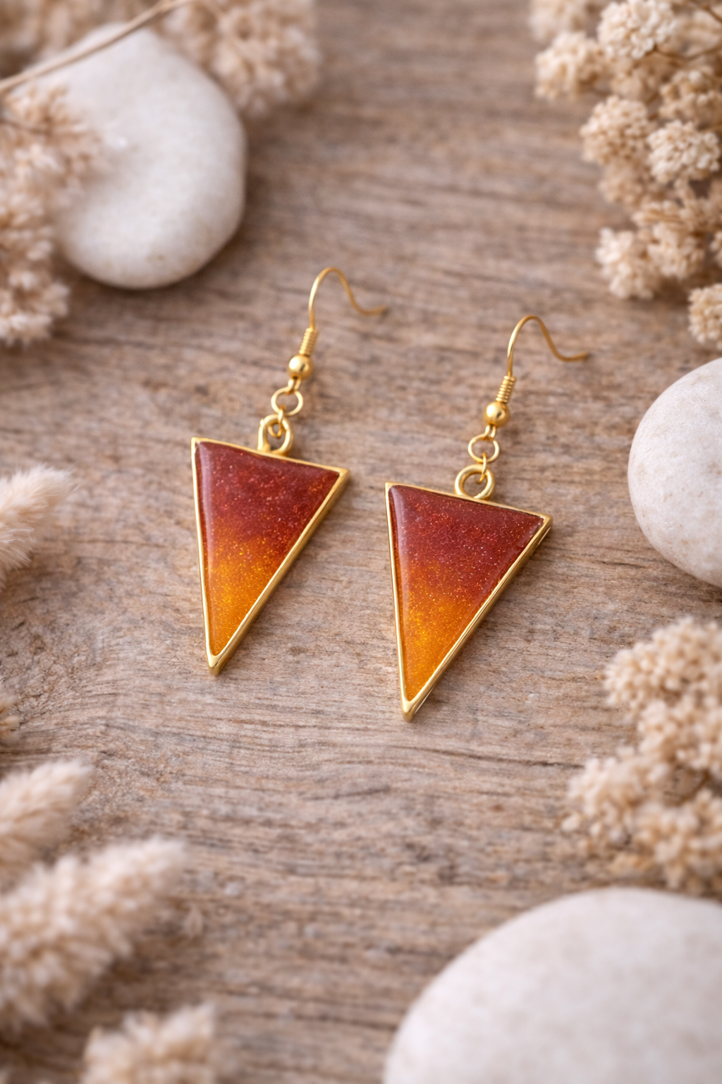 Boucles d'oreilles Marrakech triangle