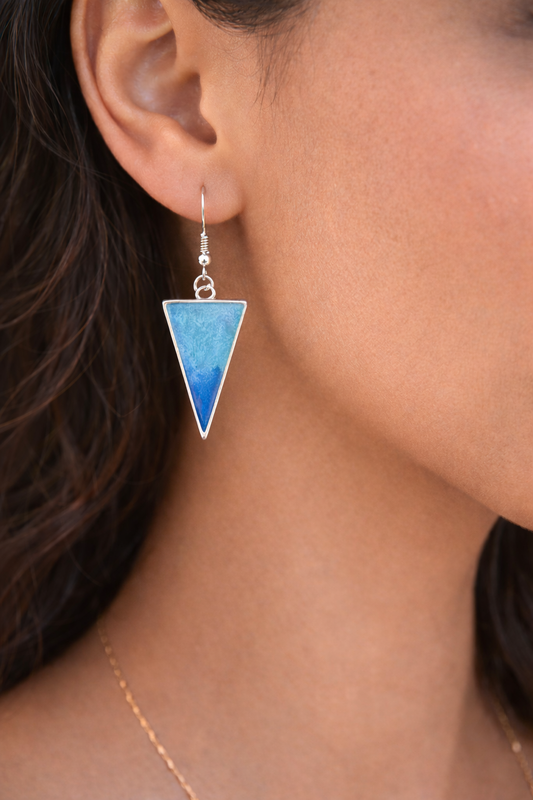 Boucles d'oreilles triangle chefchaouen