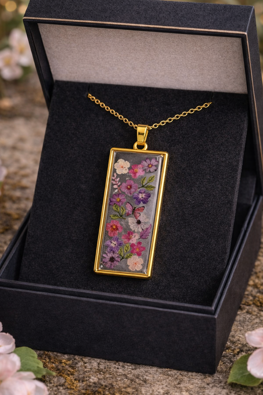 Pendentif rectangle Azrou