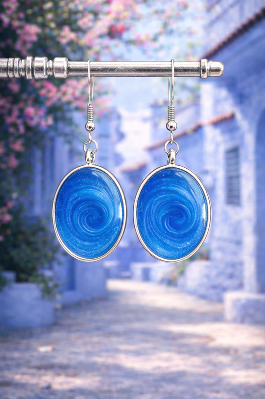 Boucles d'oreilles ovale Chefchaouen