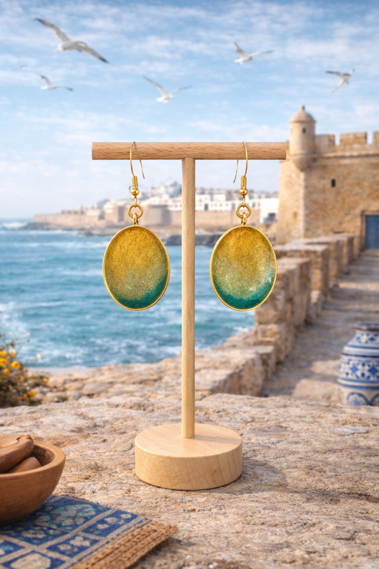Boucles d'oreilles ovale Essaouira