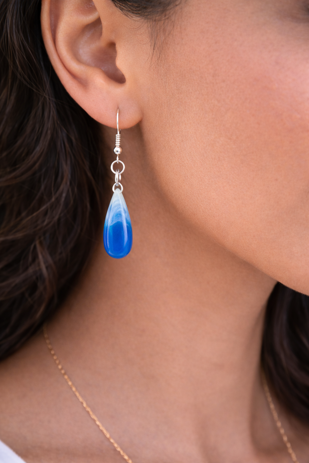 Boucles d'oreilles flamme Chefchaouen