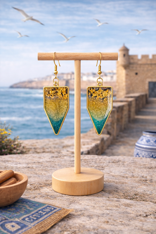 Boucles d’oreilles géométrique Essaouira
