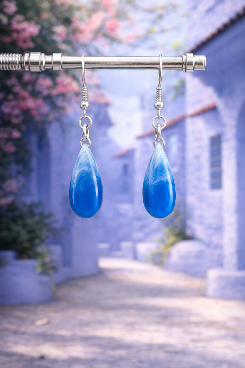 Boucles d'oreilles flamme Chefchaouen