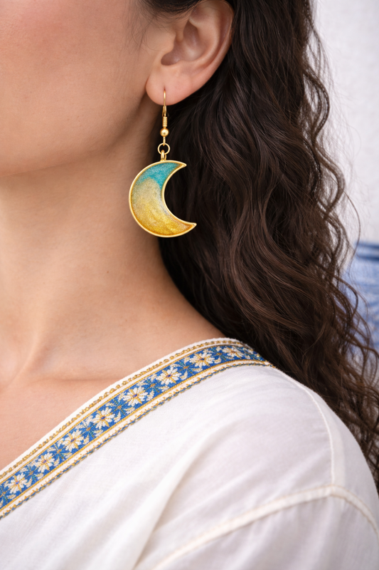 Boucles d'oreilles Lune Essaouira