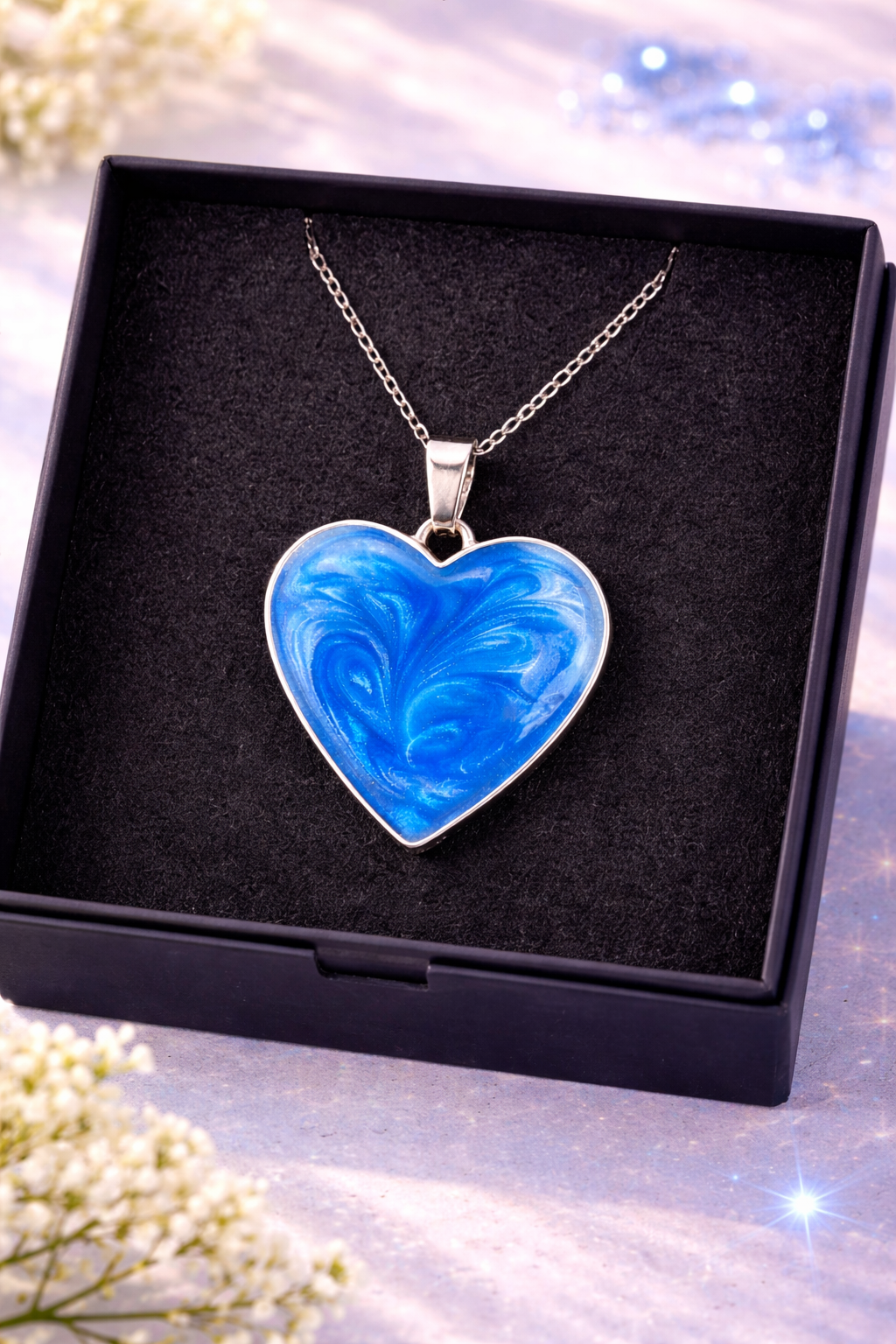 Pendentif cœur Chefchaouen