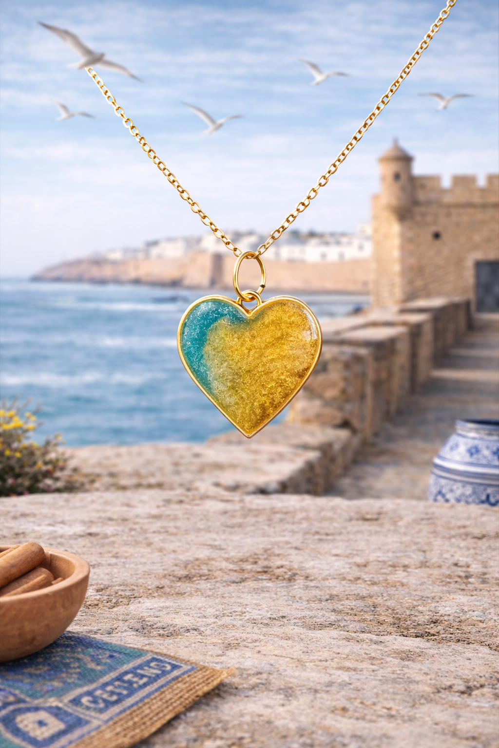 Pendentif cœur Essaouira