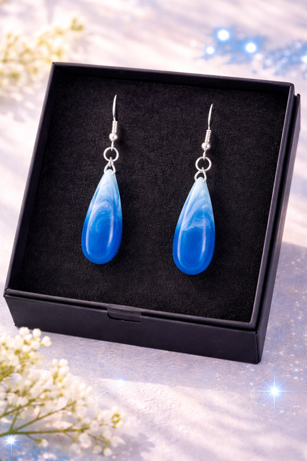 Boucles d'oreilles flamme Chefchaouen