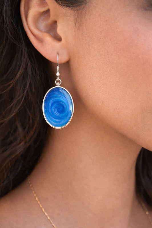 Boucles d'oreilles ovale Chefchaouen