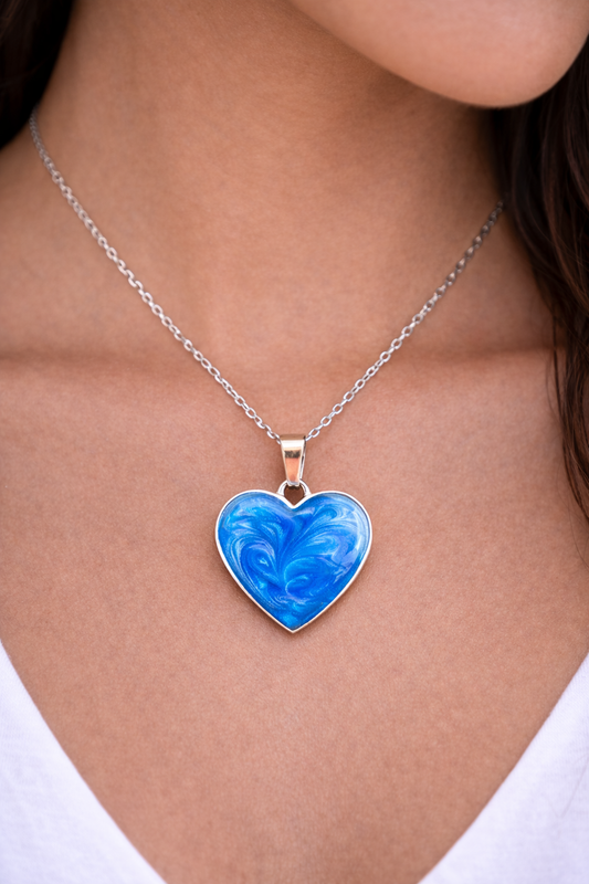 Pendentif cœur Chefchaouen