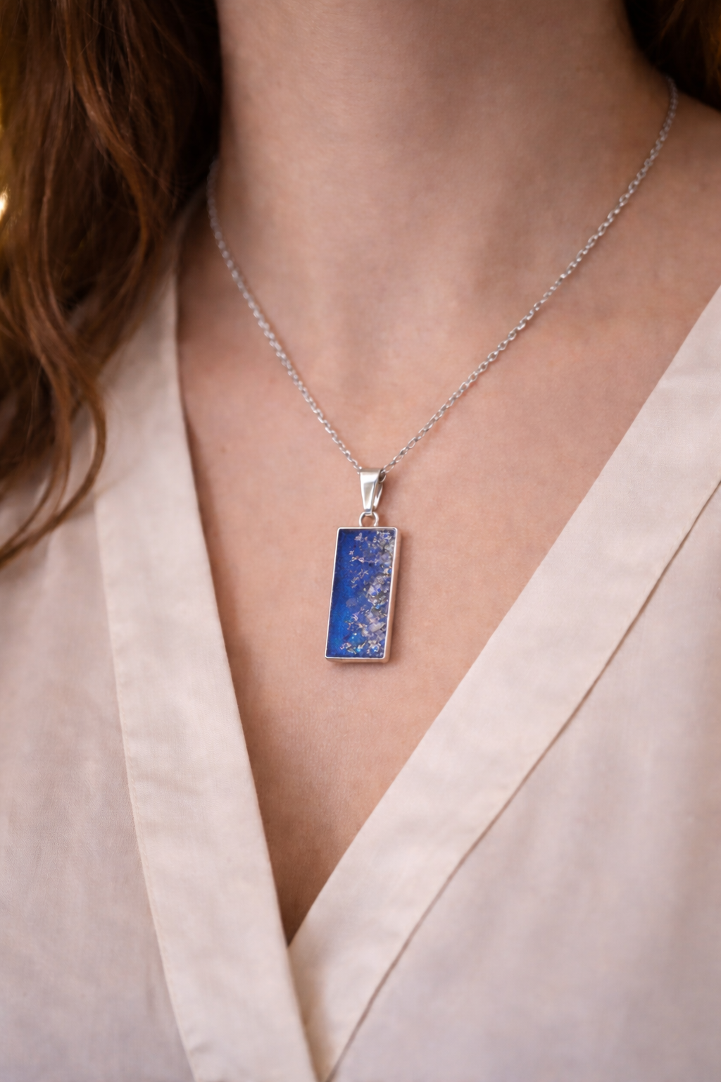 Pendentif Tanger argenté