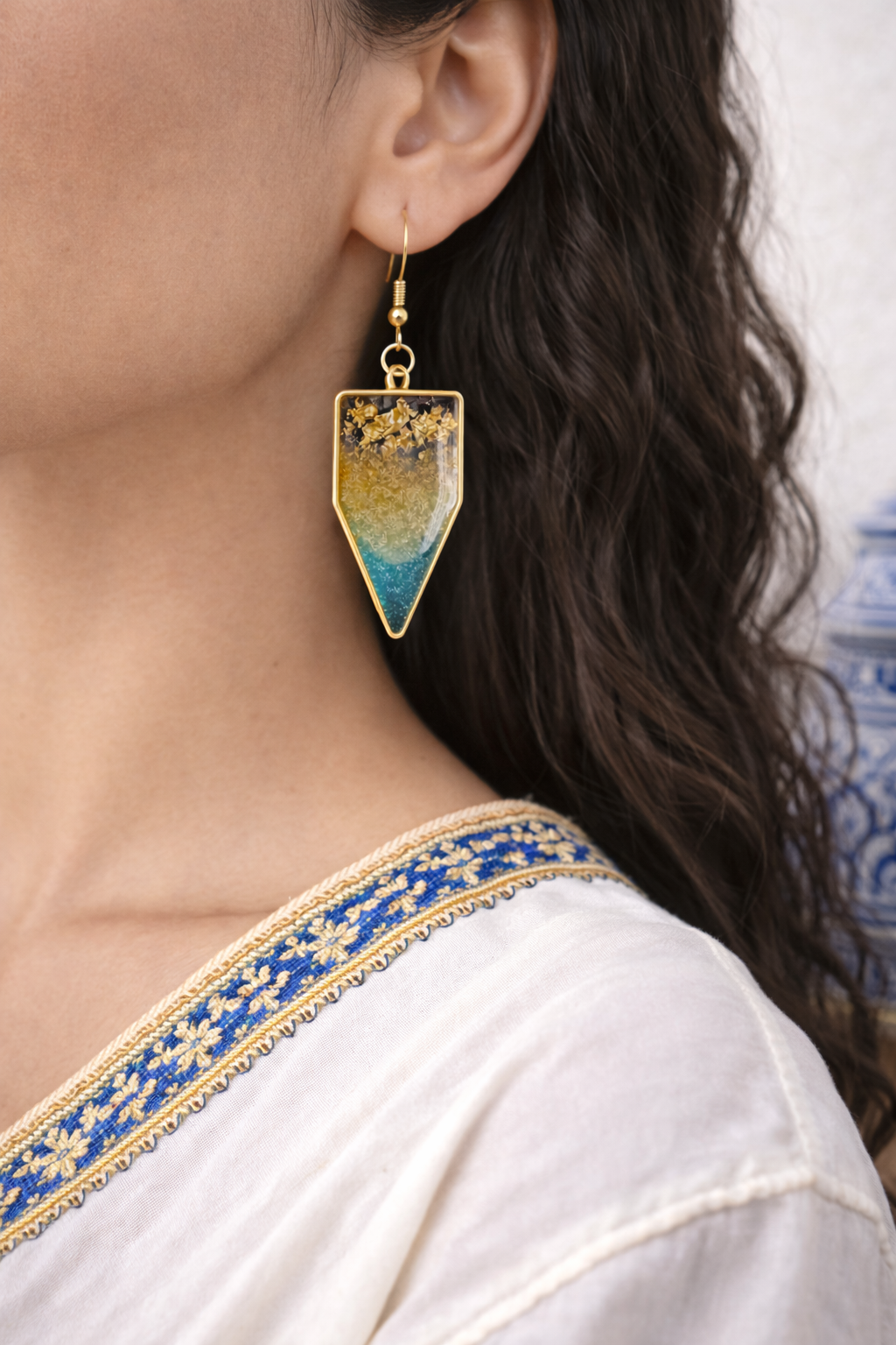 Boucles d’oreilles géométrique Essaouira