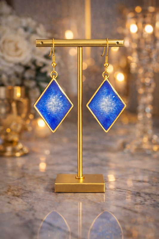 Boucles d'oreilles losange Tanger