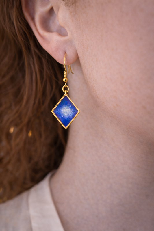 Boucles d'oreilles losange Tanger