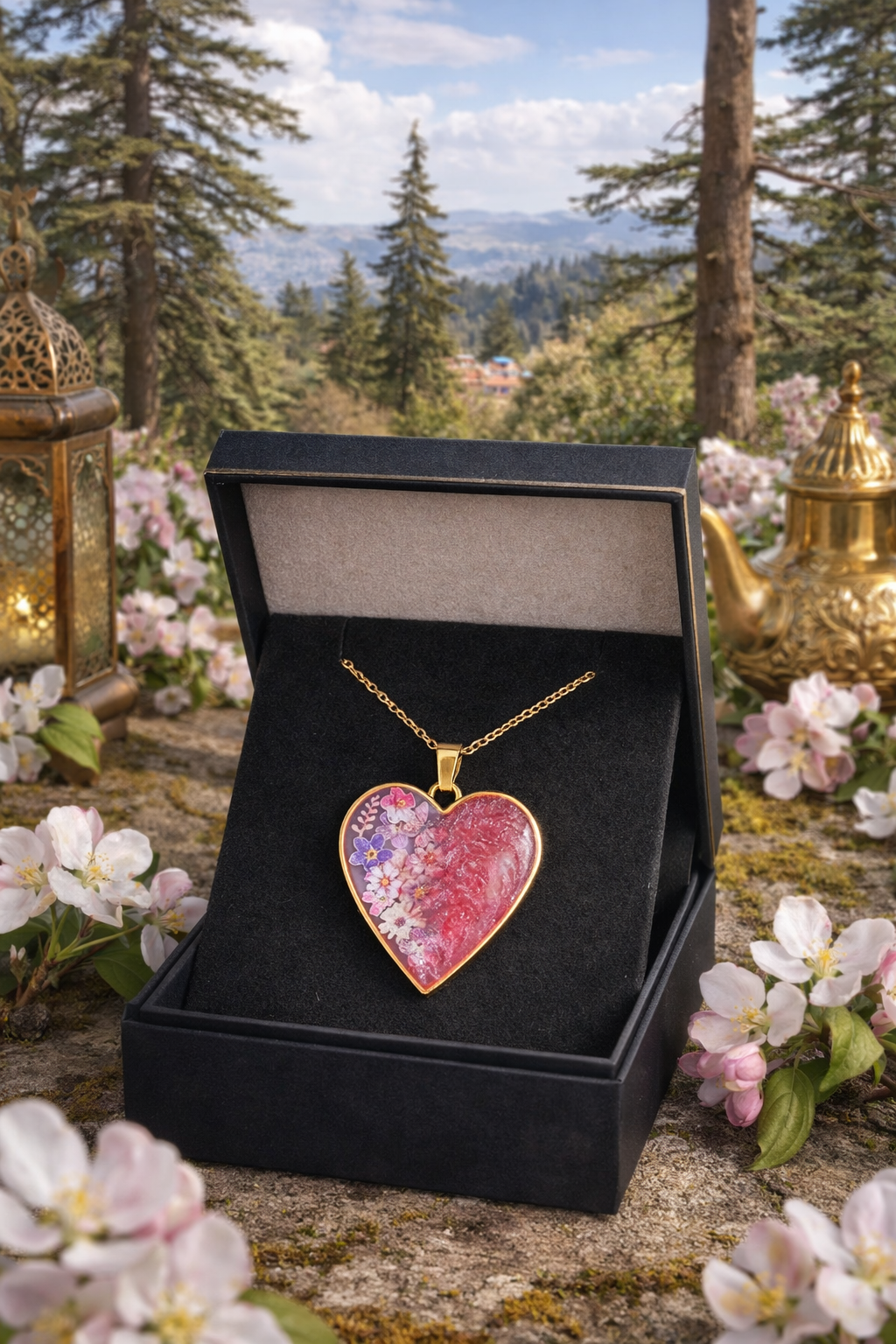 Pendentif cœur Azrou