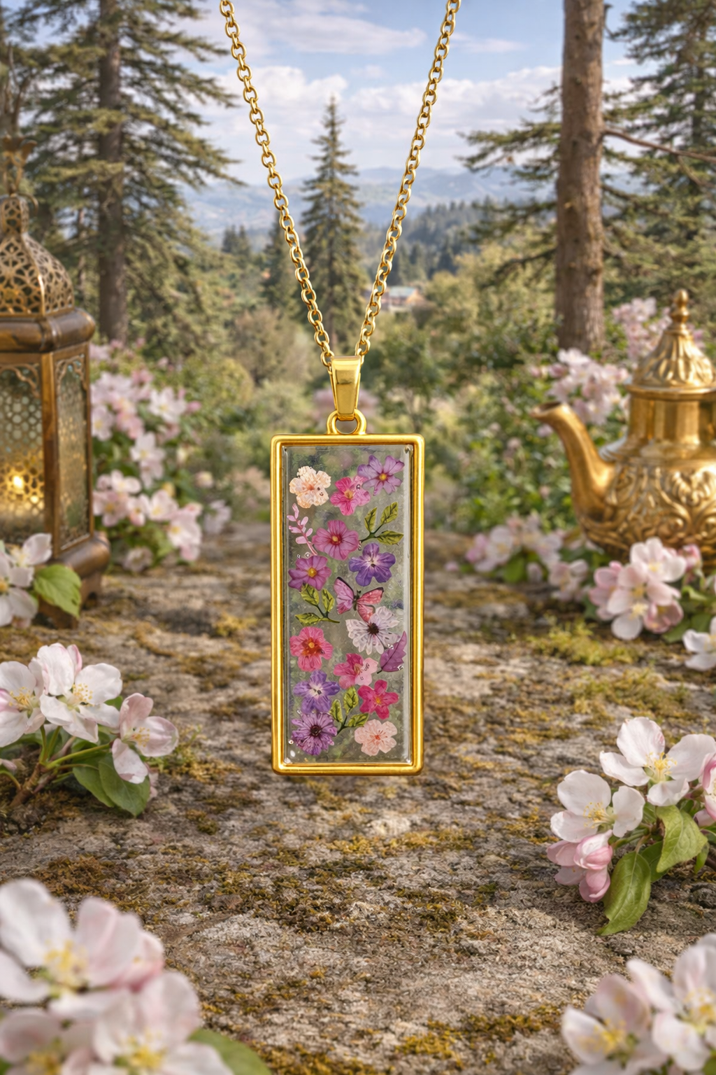 Pendentif rectangle Azrou