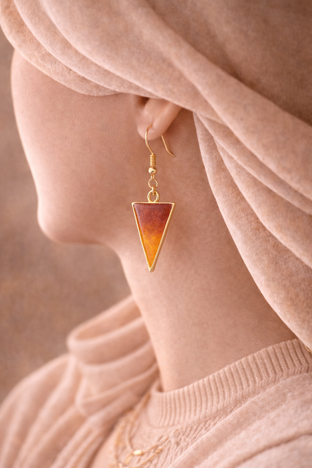 Boucles d'oreilles Marrakech triangle